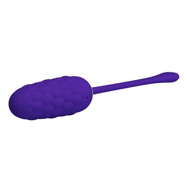 Uovo Vibrante in Silicone Morbido con 12 Vibrazioni Ricaricabile Viola